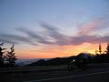 野迫川の朝焼け