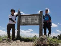 念願の岩湧山に初登頂